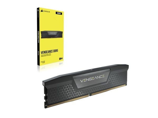 CORSAIR Vengeance - DDR5 - sett - 64 GB: 2 x 32 GB - DIMM 288-pin - 6200 MHz / PC5-49600 - CL32 - 1.4 V - svart