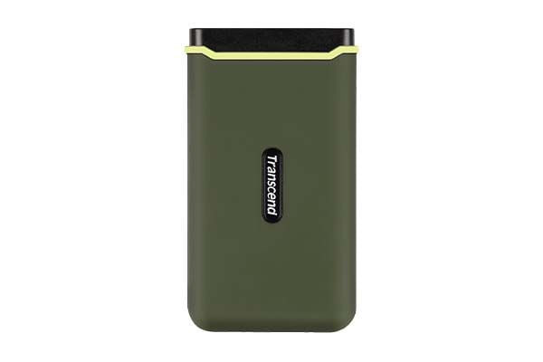 Transcend ESD380C - SSD - 4 TB - ekstern (bærbar) - USB 3.2 Gen 2x2 - militærgrønn