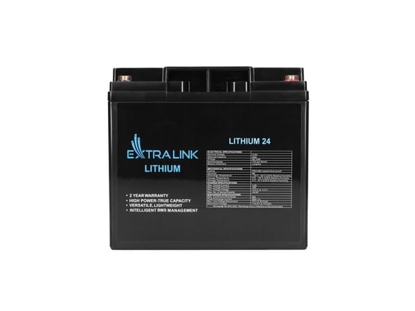 Extralink LiFePO4 24AH | Akku | 12.8V, BMS