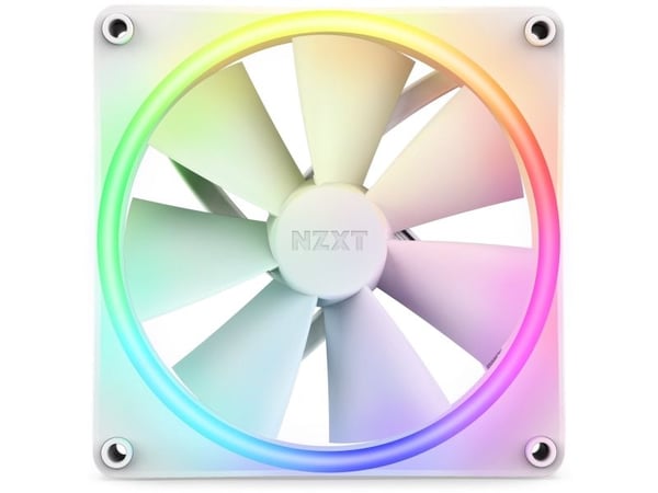 NZXT F Series F120 RGB DUO - Kabinettvifte - 120 mm - hvit