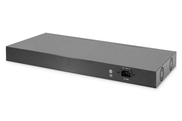 DIGITUS DN-80223 - Switch - L2+ - Styrt - 24 x 10/100/1000 (PoE+) + 4 x 10 Gigabit SFP+ (opplenke) - rackmonterbar