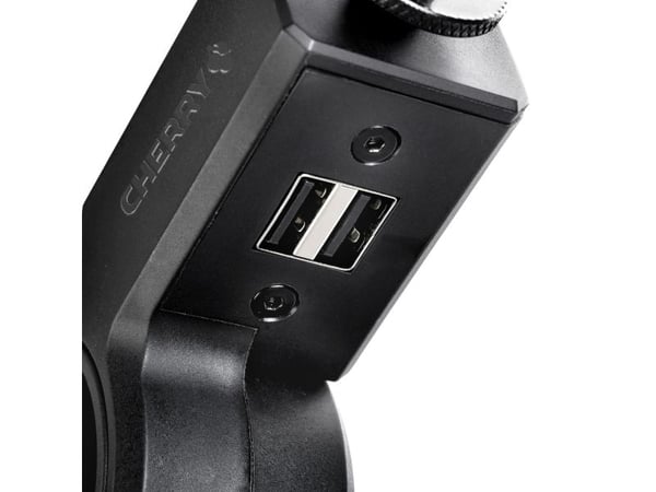 CHERRY MA 6.0 UNI USB-mikrofonipuomi, jossa on integroitu USB HUB
