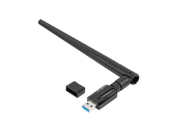 Lanberg NC-1200-WIE - Nettverksadapter - USB 3.0 - Wi-Fi 5