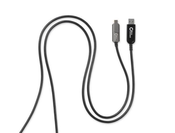 MicroConnect Premium - USB-kabel - 24 pin USB-C (hann) til USB-type A (hann) - USB 3.2 Gen 2 - 5 m - Active Optical Cable (AOC) - svart