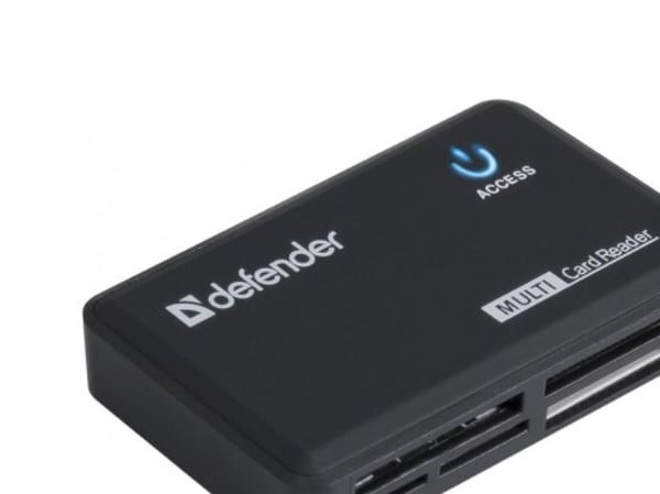 Defender Optimus - Kortleser - alt-i-1 (MS, MS Duo, MS Micro, MS PRO, MS PRO Duo, microSD, microSDHC, miniSD, MMC, RS-MMC, SD) - USB 2.0