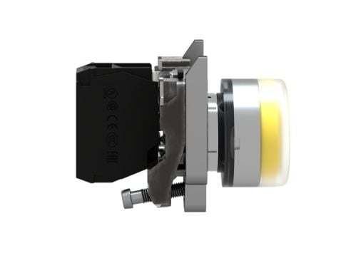 Schneider Electric XB4, Knapp, Not compatible with legend holder, IP66, IK06, Klass I, 30 mm