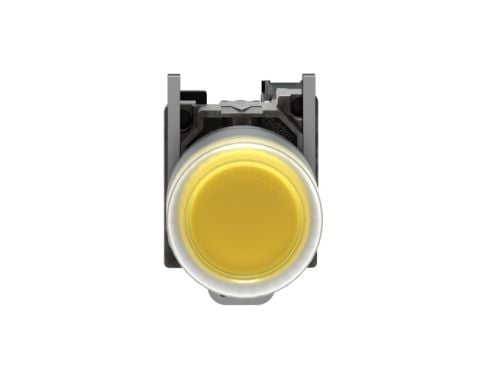 Schneider Electric XB4, Knapp, Not compatible with legend holder, IP66, IK06, Klass I, 30 mm