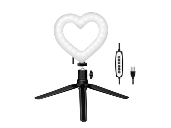 LogiLink AA0155, Figur, Sort, Hvit, Plast, Ambience, Hjerte, Sort