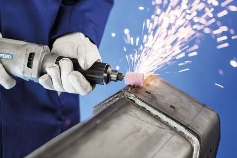 PFERD 31146254, Slipstift, Stål, 42400 RPM, 6 mm, 40 mm, 10 styck