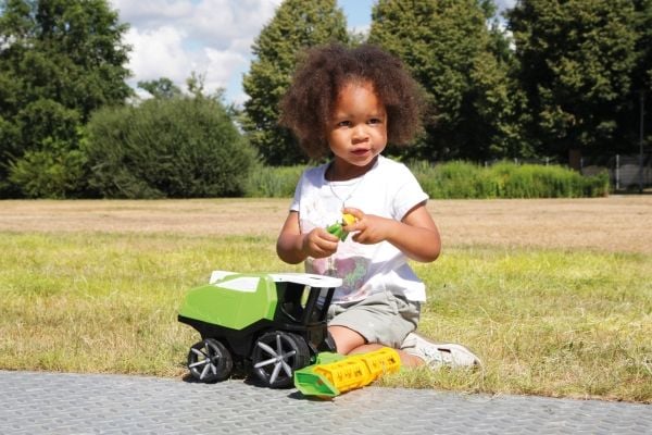 Lena TRUXX SM04536, Skurtresker, 2 år, Gummi, Stål, Svart, Grønn