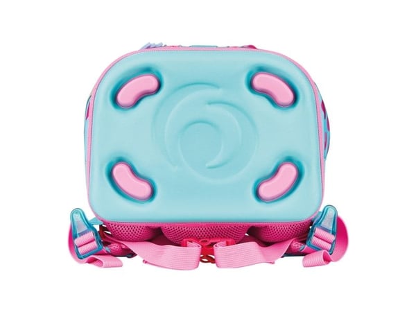 Herlitz SoftLight Plus GreenLine Pink Bubbles, Pencil pouch, Sportsbag, Lunchboks, Pennal, Skolesekk, Jente, Barneskole, Ryggsekk, 16 l, Sidelomme
