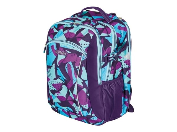 Herlitz Ultimate - Ryggsekk - gjenvunnet PET - purple camo