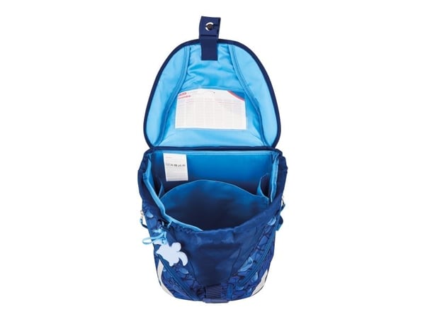 Herlitz SoftLight Plus GreenLine Deep Sea, Lunchboks, Pennal, Pencil pouch, Skolesekk, Sportsbag, Gutt, Barneskole, Ryggsekk, 16 l, Sidelomme