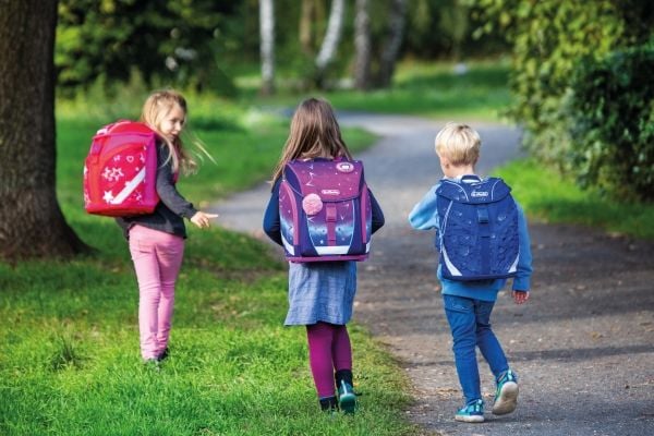 Herlitz SoftLight Plus GreenLine Deep Sea, Lunchboks, Pennal, Pencil pouch, Skolesekk, Sportsbag, Gutt, Barneskole, Ryggsekk, 16 l, Sidelomme