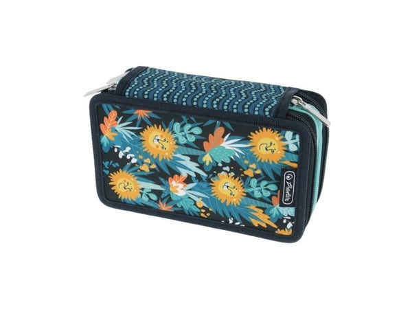 Herlitz TriCase Happy Lions, 31 stykker, Flerfarget, Polyester, Mønster, 190 mm, 70 mm
