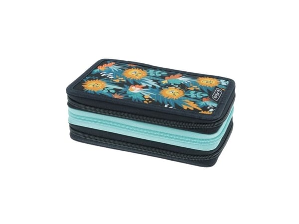 Herlitz TriCase Happy Lions, 31 stykker, Flerfarget, Polyester, Mønster, 190 mm, 70 mm