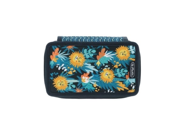 Herlitz TriCase Happy Lions, 31 stykker, Flerfarget, Polyester, Mønster, 190 mm, 70 mm