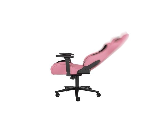 Genesis Nitro 720 - Pelituoli - ergonominen - käsinojat - T-muotoinen - kallistus - kääntyvä - eko-nahka - musta, vaaleanpunainen