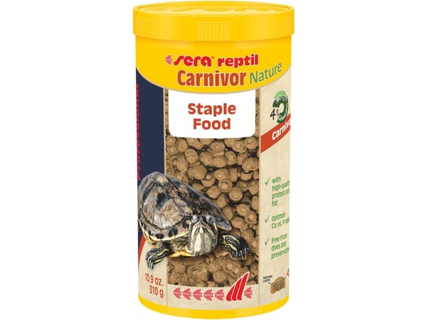 sera Professional Carnivor Nature, Grønn iguan, Planteetende reptil, Skilpadde, Universell, 1000 ml, 310 g