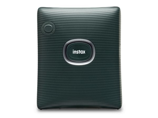 Fujifilm instax Square Link - Skirver - farge - LED - 86 x 72 mm - kapasitet: 10 fotoer - Bluetooth 4.2 LE - midnattgrønn