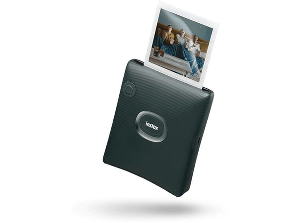 Fujifilm instax Square Link - Skirver - farge - LED - 86 x 72 mm - kapasitet: 10 fotoer - Bluetooth 4.2 LE - midnattgrønn
