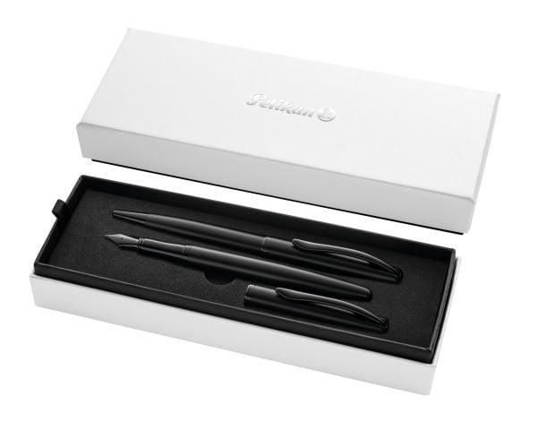 Pelikan reservoarpennor och biros Jazz Noble Elegance Carbon Sch