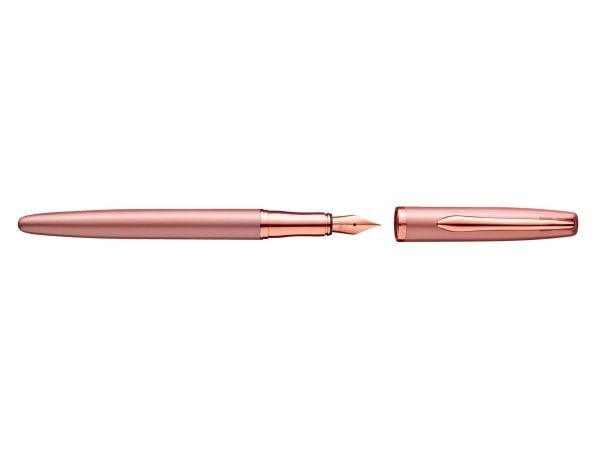 Pelikan Jazz Noble Elegance P36, Rosa, Rosa, Fyllesystem med patron, Blå, Metall, Rustfritt stål, Medium