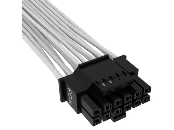 Corsair CP-8920332, 12VHPWR, Suora, Suora, Valkoinen, 1 kpl