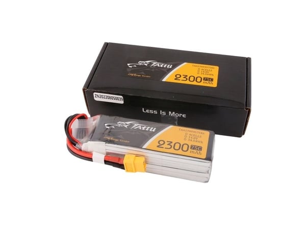 Tattu 2300mAh 14.8V 75C 4S1P XT60 akku
