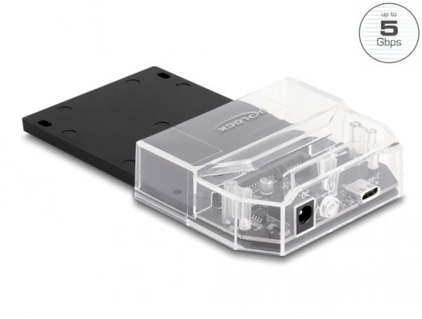 Delock - HDD / SSD-dokkestasjon - brønner: 1 - 2.5" - SATA 6Gb/s - USB-C 3.2 (Gen 1) - svart