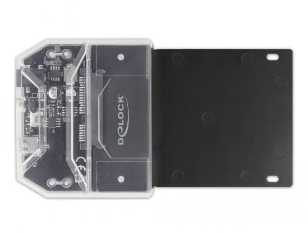 Delock - HDD / SSD-dokkestasjon - brønner: 1 - 2.5" - SATA 6Gb/s - USB-C 3.2 (Gen 1) - svart