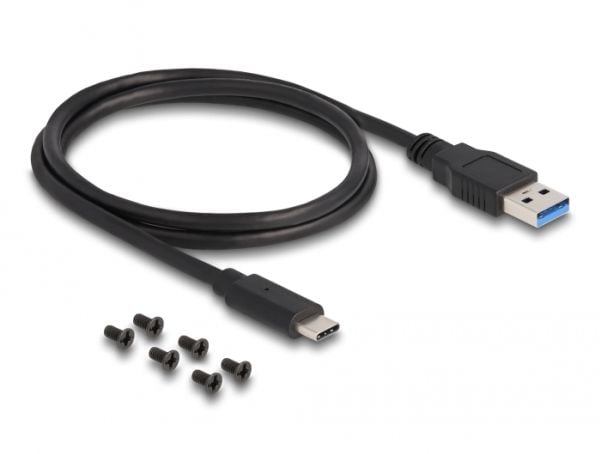Delock - HDD / SSD-dokkestasjon - brønner: 1 - 2.5" - SATA 6Gb/s - USB-C 3.2 (Gen 1) - svart