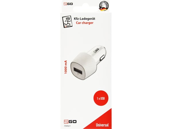 2GO 794921, Automatisk, Cigartenner/lighter, 5 V, Hvit