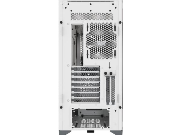 CORSAIR iCUE 5000D RGB Airflow - Mid tower - utvidet ATX (E-ATX) - sidepanel med vindu (herdet glass) - ingen strømforsyning (ATX) - ekte hvitt - U...