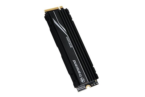 Transcend MTE250H - SSD - 1 TB - intern - M.2 2280 - PCIe 4.0 x4 (NVMe) - integrert kjøle