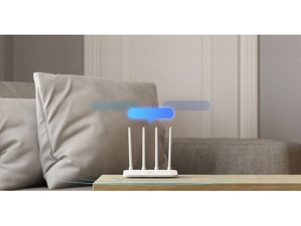 Xiaomi Router AC1200 - Trådløs ruter 2-port svitsj - 1GbE - Wi-Fi 5 - Dobbeltbånd