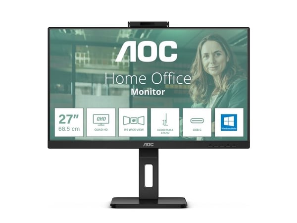 AOC Q27P3QW dataskjerm 68,6 cm (27") 2560 x 1440 piksler Quad HD Black