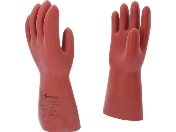 KS Tools 117.0073, Isolerende hansker, Rød, Voksen, Hankjønn, UV-resistens, Latex