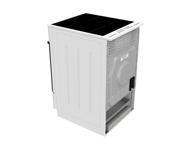 Gorenje Advanced GEIT5C60WPG - Komfyr - frittstående - bredde: 50 cm - dybde: 59.4 cm - høyde: 85 cm - med selvrens - hvit