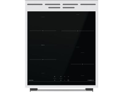 Gorenje Advanced GEIT5C60WPG - Komfyr - frittstående - bredde: 50 cm - dybde: 59.4 cm - høyde: 85 cm - med selvrens - hvit