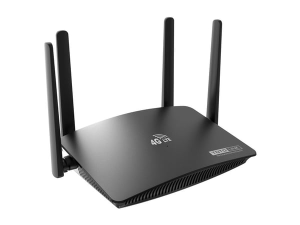 TOTOLINK LR350 2.4GHZ WIRELESS 4G LTE ROUTER, Wi-Fi 4 (802.11n), Enkeltbånd (2.4 GHz), Ethernet/bredbåndsforbindelse, 4G, Sort, Skrivebord/stolperuter