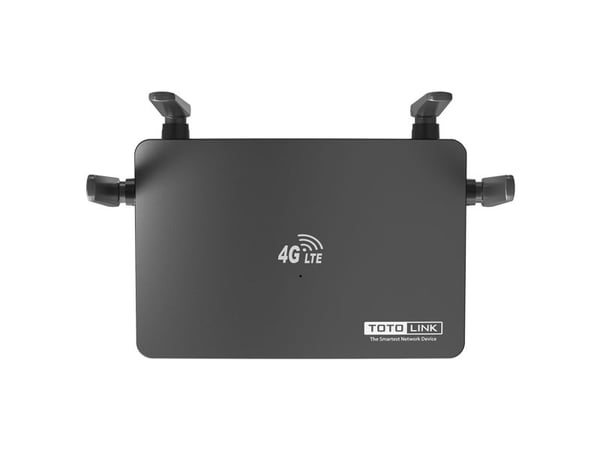 TOTOLINK LR350 2.4GHZ WIRELESS 4G LTE ROUTER, Wi-Fi 4 (802.11n), Enkeltbånd (2.4 GHz), Ethernet/bredbåndsforbindelse, 4G, Sort, Skrivebord/stolperuter