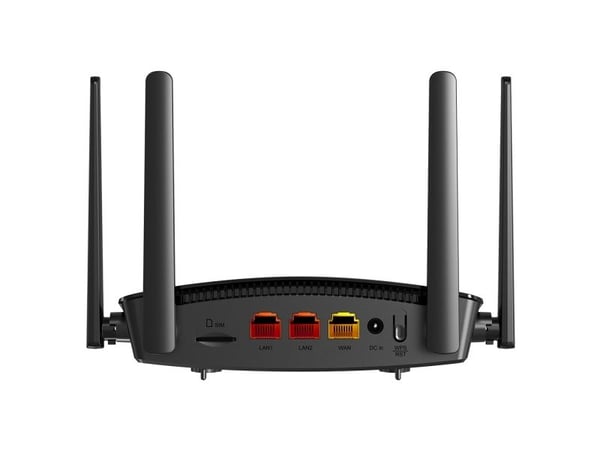 TOTOLINK LR350 2.4GHZ WIRELESS 4G LTE ROUTER, Wi-Fi 4 (802.11n), Enkeltbånd (2.4 GHz), Ethernet/bredbåndsforbindelse, 4G, Sort, Skrivebord/stolperuter