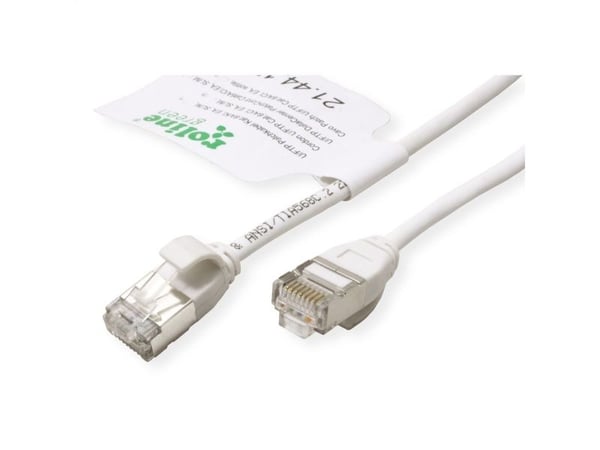 ROLINE GREEN 21.44.1703, 3 m, Cat6a, U/FTP (STP), RJ-45, RJ-45, Hvit