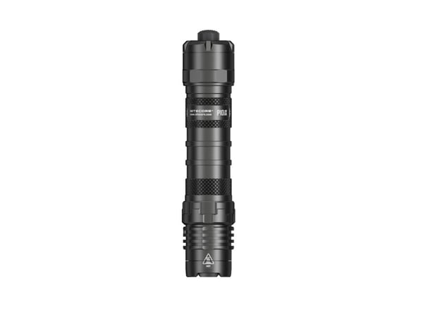 Nitecore P10iX, Ficklampa, Svart, Gjuten aluminium, Knappar, 2 m, 1 m