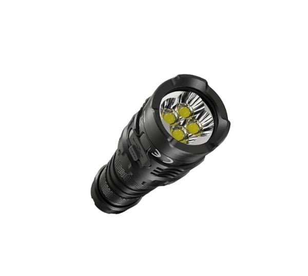 Nitecore P10iX, Ficklampa, Svart, Gjuten aluminium, Knappar, 2 m, 1 m