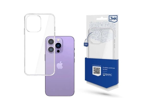 3MK Clear Case, Kotelokuori, Apple, iPhone 14 Pro, 15,5 cm (6.1"), Läpinäkyvä