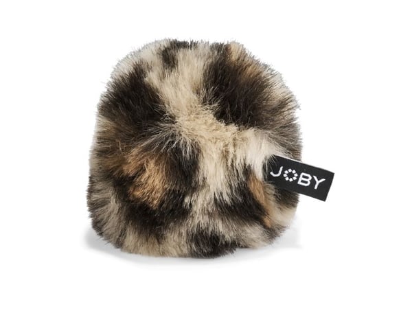 Joby Wavo Mobile, Vindskydd för mikrofon, Joby, Beige, Brun, -35 dB, Fuskpäls, Nylon, 80 mm