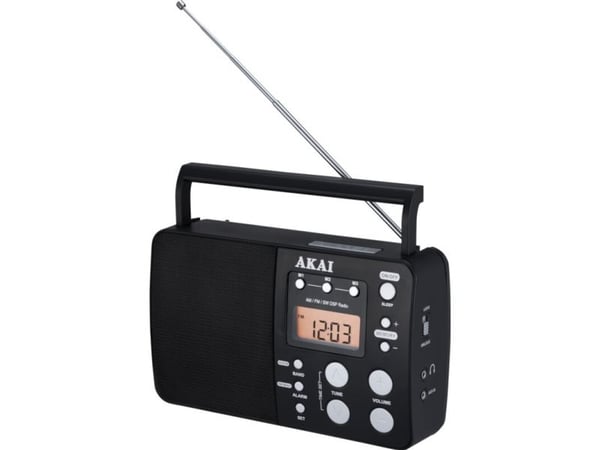 Akai APR-200, Bærbar, Digitalt, AM, FM, SW, 87,5 - 108 MHz, 522 - 1620 kHz, 1 W