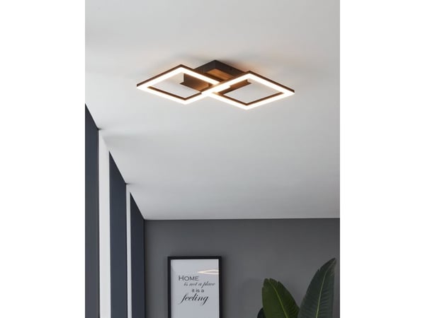 EGLO PARANDAY-Z, 2 ampuller, LED, 2500 lm, IP20, Sort